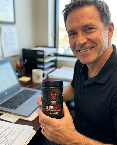Customer holding FlowRevive