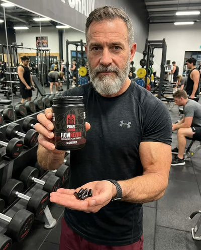 Customer holding FlowRevive