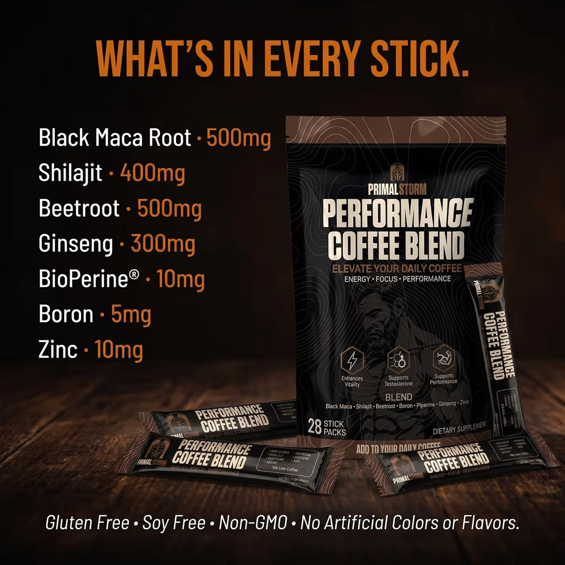 Performance Coffee Blend supplement facts