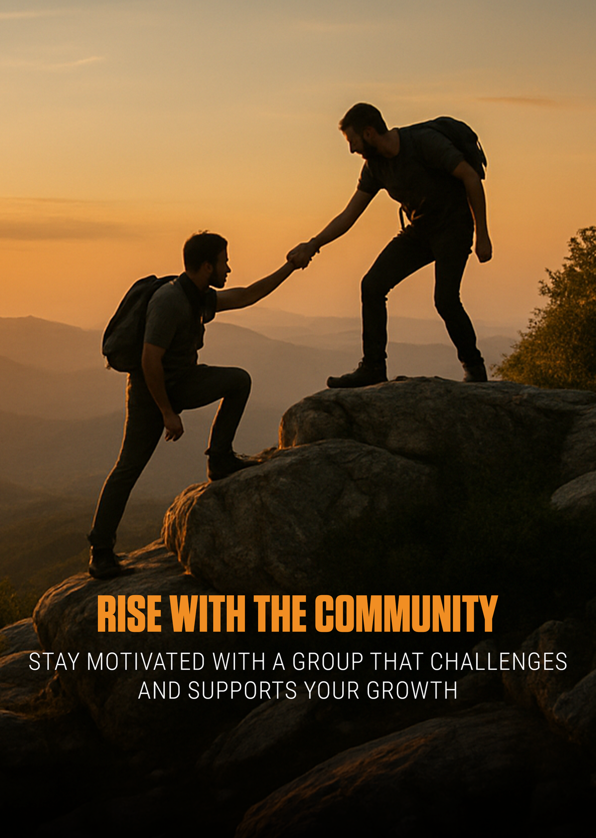 Rise with the community – stay motivated with a group that challenges and supports your growth
